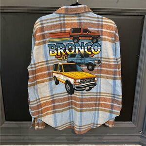 Ladies Ford Bronco Flannel Size Medium